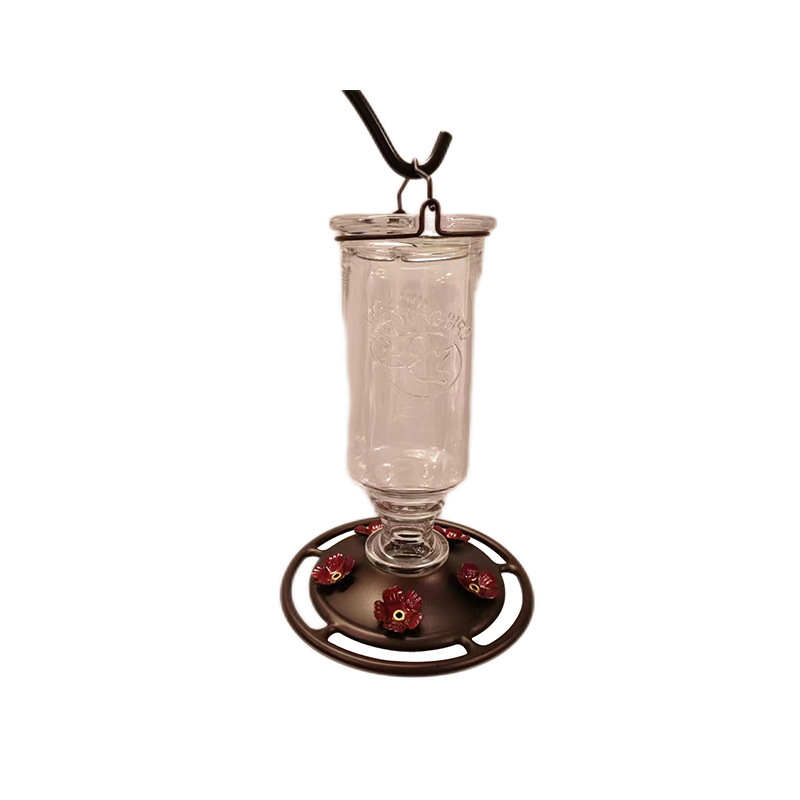 Platform Green Plastic Bird Feeder Hanging Cardinal Feeder Attract Wild Birds